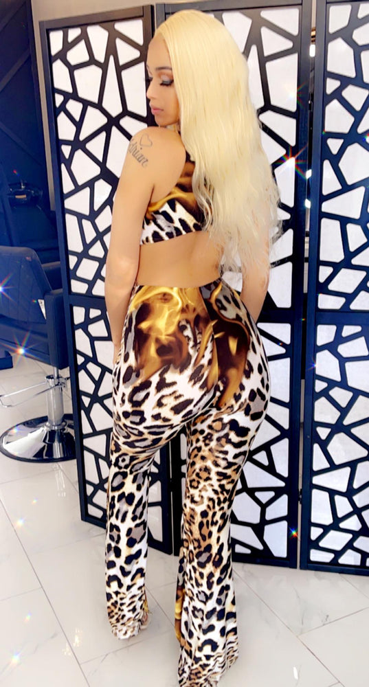 Leopard Flame Jumpsuit